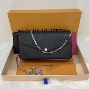 POCHETTE FéLICIEショルダーバッグトランペットブラック