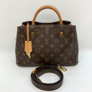 Sra. Louis Vuitton bolsos de hombro Old Flower Montaigne