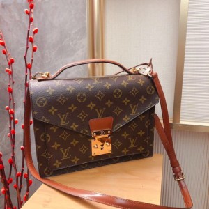 Louis Vuitton bolso de hombro LV vintage monseau corsary cartero número medio