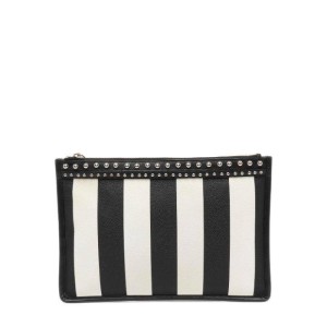 Bolsa de Givenchy  bolsa de mano con clavos de sauce a rayas blancas y negras