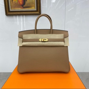 Birkin bolsos 25 color té con leche