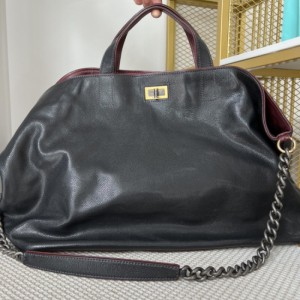 2.55 bolso mediano negro