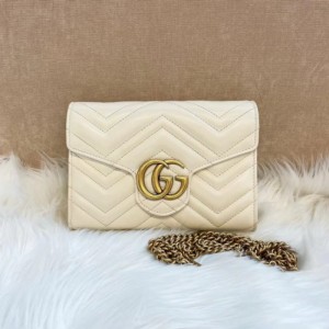 Bolso de hombro de la Sra. Gucci bolso de cadena WoC