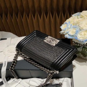 Sra. Chanel bolso de hombro leboy trompeta