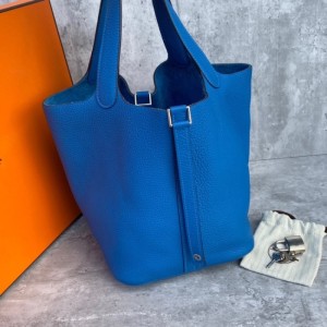  Hermes picotin bolso 22 azul