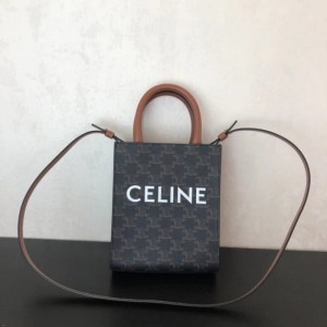  Celine Cabas bolso de hombro mini marrón