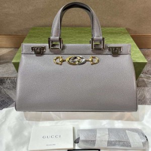 Sra. gucci, bolsa de hombro, ceniza de elefante