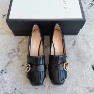 Zapatos de tacón bajo  medio para mujeres Gucci