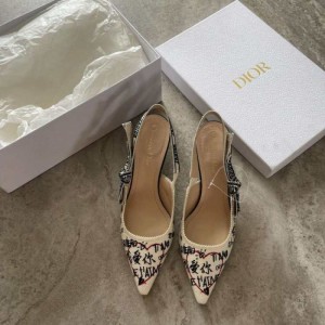 Zapatos de tacón bajo  medio para mujeres Dior