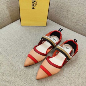 Zapatos planos de la Sra. Fendi zapatos de mujer