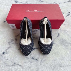 Sra. Ferragamo tacones altos zapatos de mujer