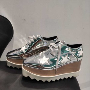 Zapatos casuales de la Sra. Stella McCartney zapatos de pastelería con talón de estrella