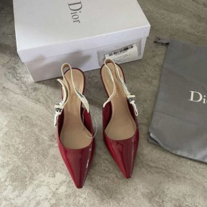 Zapatos de tacón bajo  medio para mujeres Dior