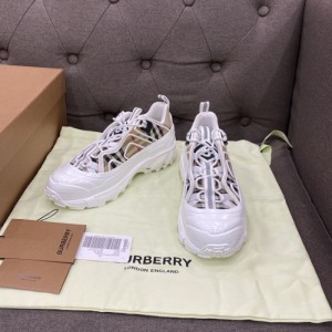 Zapatillas deportivas masculinas Burberry clásico beige Arthur zapatillas deportivas casuales zapatos de papá zapatos masculinos 39