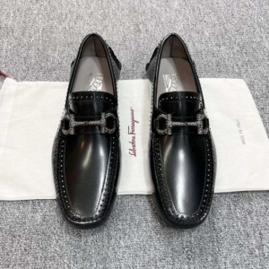 Ferragamo zapatos de cuero para hombres zapatos de cuero para hombres