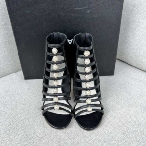 Zapatos de tacón bajo  medio para mujeres Chanel