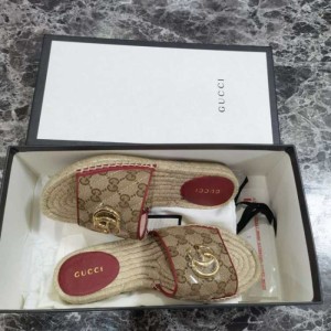 Sandalias  zapatillas de la Sra. Gucci zapatillas de moda de la Sra. Marmont