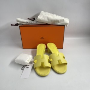  sandalias  zapatillas de la Sra. Hermes China (chn)  38 amarillo