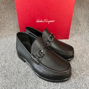 Ferragamo zapatos de cuero para hombres nuevos zapatos de cuero para hombres