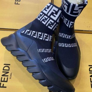 Zapatos casuales para hombres Fendi calcetines de letras explosivas