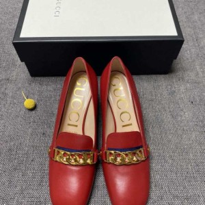 Zapatos de tacón bajo  medio para mujeres Gucci