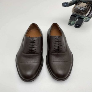 Zapatos de cuero para hombres baley, cordones de cuero de vaca de primavera y oto?o, zapatos de cuero formal de negocios, zapatos de cuero puntiagudos, zapatos planos con patrón de litchi