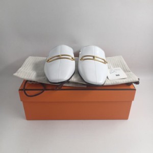  sandalias Hermes  zapatillas China (chn)  38 Departamento blanco