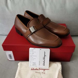 Ferragamo zapatos de cuero para hombres zapatos de cuero para hombres