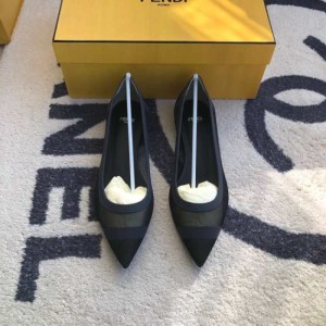 Zapatos planos de la Sra. Fendi zapatos de mujer