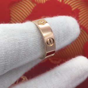 Anillo masculino Cartier  anillo Cartier love serie rosa oro edición ancha 60 anillo masculino