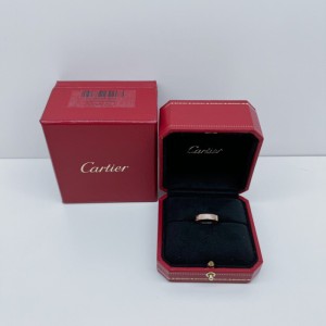 Lady Cartier Ring  Ring love Series 18k Rose Gold single Diamond Ring No. 48