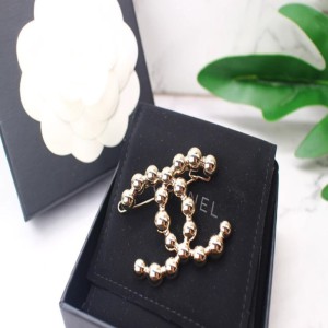 Sra. Chanel hair Hoop  hair Belt  head rope  hair clip Light Golden Pearl Big Double C hair clip