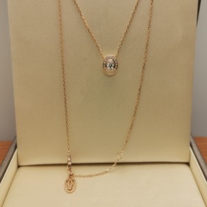 Collar de Lady Cartier  colgante collar de Lady Cartier 18k Rose Gold