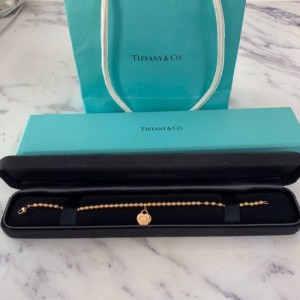 Pulsera Tiffany  pulsera  pulsera nueva Tiffany 18k Rose Gold love Brand Transfer Pearl pulsera