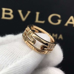 Anillo de Bulgari  anillo bvlgari Bulgari 18k anillo hueco de oro 52 nuevo Código de cinturón