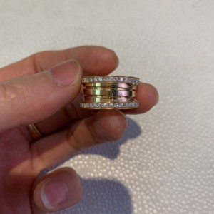 Anillo de la Sra. Bulgari  anillo de anillo Bulgari Spring Ring 18k Rose Gold 51