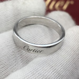 Anillo Cartier  anillo Cartier pt950 firma de platino serie amplia anillo 57