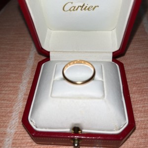 Anillo Cartier  anillo Cartier 1895 anillo de oro rosa