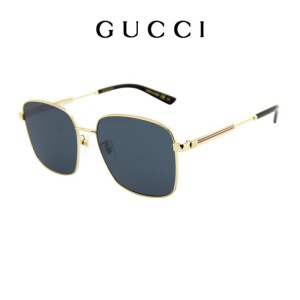 Gafas de sol Gucci  gafas de sol retro serie de correas de malla de gran marco metálico gafas de sol versión coreana 100 gafas de sol peque?as gg0852sk