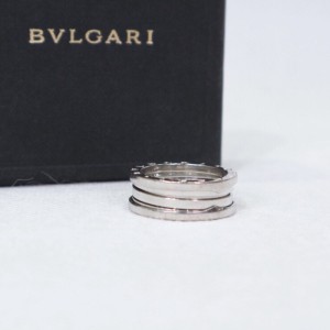 Anillo de platino de tres anillos de Bulgari B - zero1