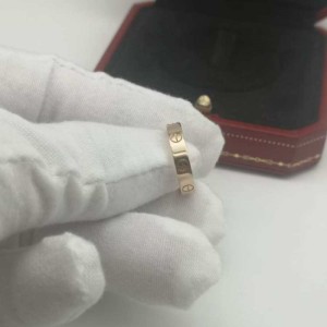 Anillo de Lady Cartier  anillo Cartier 18k Rose Gold love Ring No. 49