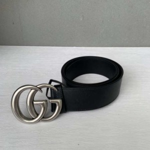 Cinturón masculino Gucci  cintura Gucci cinturón negro de doble cabeza G Gucci