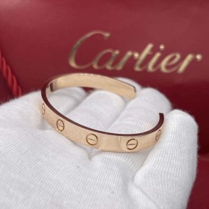 Pulsera Cartier  pulsera  pulsera Cartier Rose Gold 17 pulsera abierta colección Love