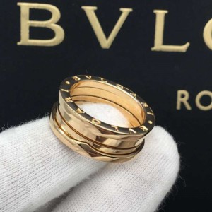 Bulgari 18k Golden Third Ring No. 58 Ring Spring Men s Ring