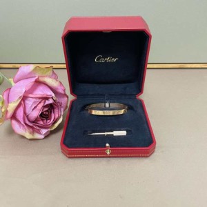 Lady Cartier love series Rose Gold WIDE Edition pulsera