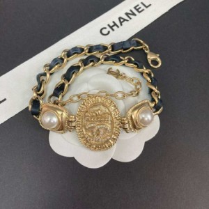 Collar de la Sra. Chanel  collar retro colgante