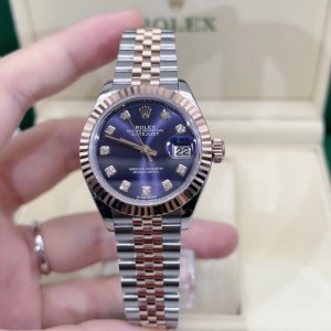 Sra. Rolex carga de rendimiento mecánico Rolex 279.171 registro de tabla 28 disco púrpura