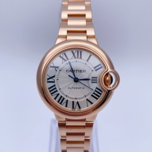 Lady Cartier reloj mecánico serie de globos azules rosas doradas