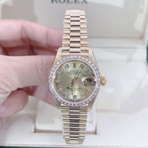 Diario Rolex 69178 26 listo reloj mecánico automático para mujeres