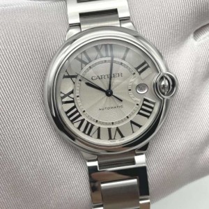 Reloj mecánico de la Sra. Cartier reloj mecánico automático de la serie de globos azules Cartier w69012z4 para hombres